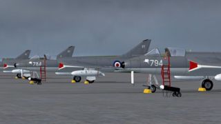 Screenshot 3 — Royal Navy Hawker Hunter Flight Lines