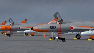 Screenshot 2 — Royal Navy Hawker Hunter Flight Lines