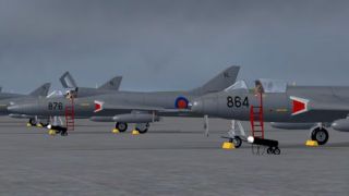 Screenshot 4 — Royal Navy Hawker Hunter Flight Lines