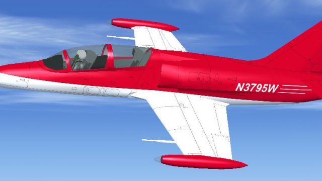 Screenshot 1 — Red And White Private Aero Vodochody L39 N3795W