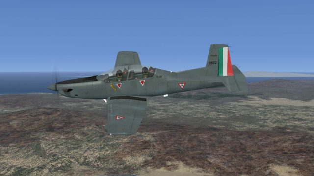 Screenshot 1 — Fuerza Aerea Mexicana PC-9M