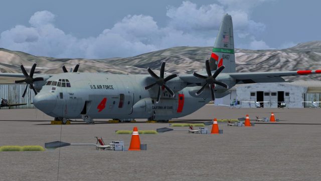 Screenshot 1 — Lockheed C-130J Hercules MAFFS 146th AW