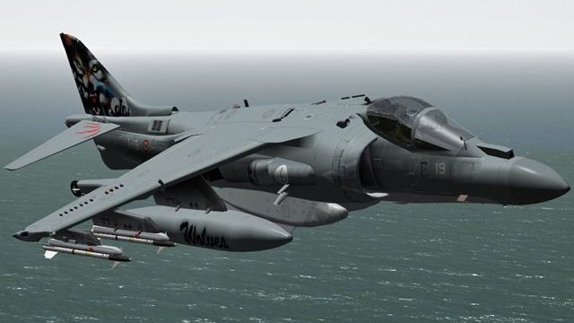 Screenshot 1 — Sim Skunk Works AV8B "Grupaer"