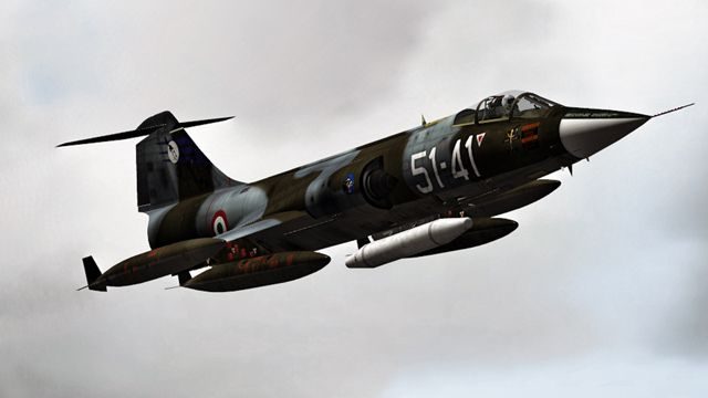 Screenshot 1 — Sim Skunk Works F-104 S "51-41" 155 Gruppo 51 Stormo