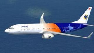Screenshot 1 — Myanmar Airways International Boeing 737-800 Default textures