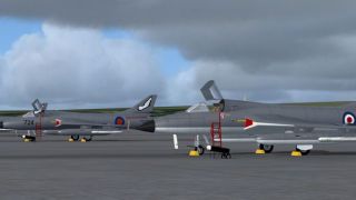 Screenshot 2 — Royal Navy Hawker Hunter T8M