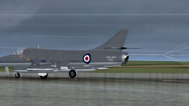 Screenshot 1 — Royal Navy Hawker Hunter T8M