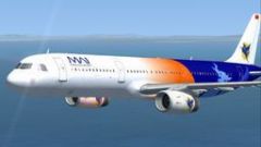 Screenshot 1 — Myanmar Airways International Airbus A321 Textures