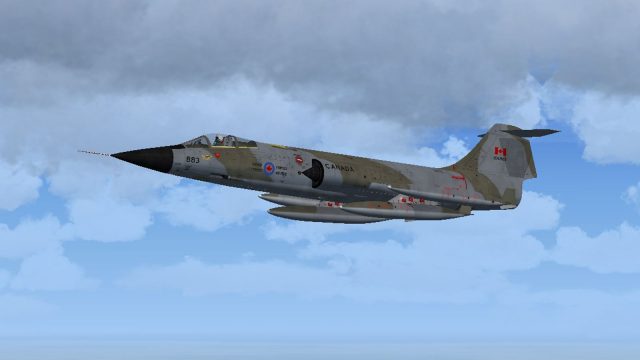 Screenshot 1 — Canadian Air Group CF-104 421 Sqdn