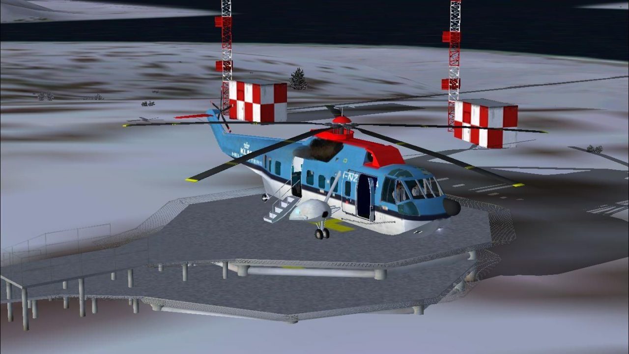 その他 FSX KLM Helicopters Sikorsky S-61 PH-NZA for FSX