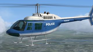 Screenshot 1 — Bell 206B JetRanger Police Blue