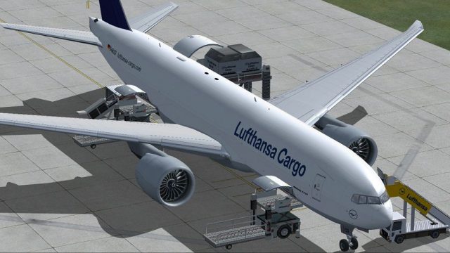 Screenshot 1 — Lufthansa Cargo Boeing 777-200F
