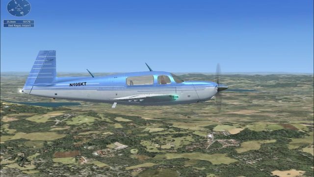 Screenshot 1 — Switzerland 2008 VFR Mission