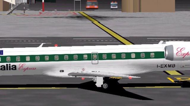 Screenshot 1 — FS2000/2 Alitalia Express ERJ-145