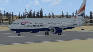 Screenshot 1 — British Airways Boeing 737-800 Textures