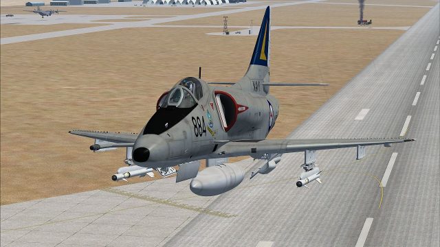 Screenshot 1 — US Navy Douglas A-4 Skyhawk VC-724 RAN