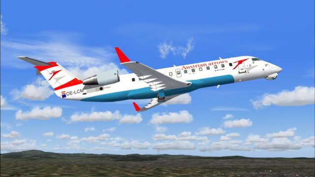 Screenshot 1 — Austrian Arrows CRJ-200