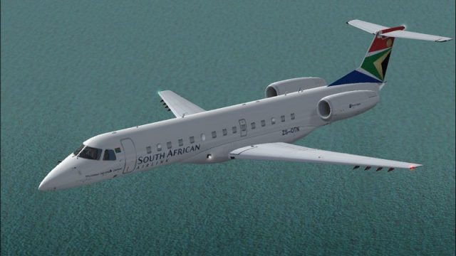 Screenshot 1 — South African Airlink ERJ 135 ZS-OTN