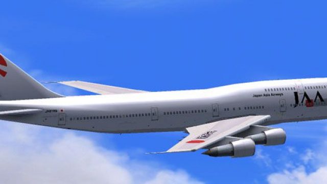 Screenshot 1 — Japan Asia Airways Boeing 747-300