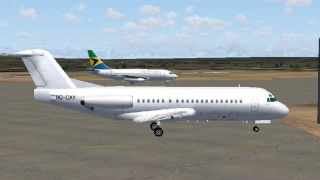 Screenshot 1 — Ocean Airlines Fokker F28