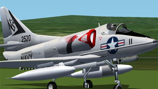 Screenshot 1 — Douglas A-4B Skyhawk of VA-22