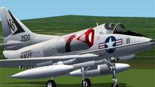 Screenshot 1 — Douglas A-4B Skyhawk of VA-22
