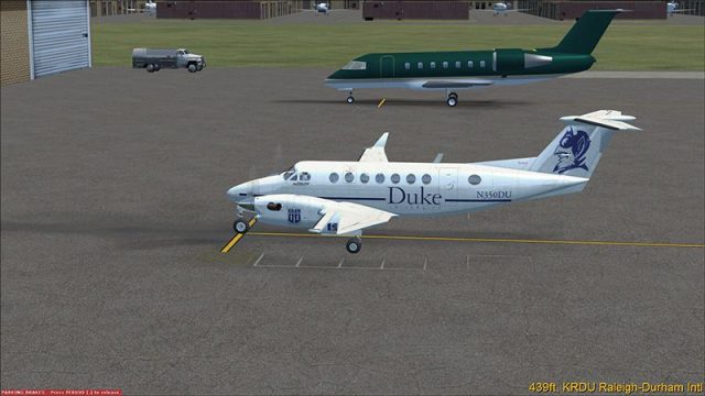 Screenshot 1 — Duke University Beechcraft King Air 350