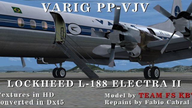 Screenshot 1 — Varig Lockheed L-188 PP-VJV