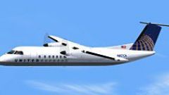Screenshot 1 — United Express DeHavilland Dash 8 300