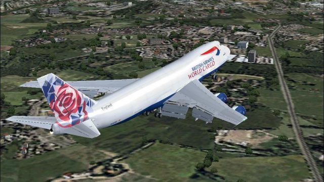Screenshot 1 — British Airways World Cargo 747-200F N495MC
