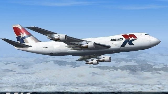 Screenshot 1 — MK Airlines Boeing 747-2R7F SCD 9G-MKQ