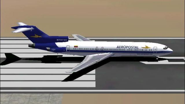 Screenshot 1 — Aeropostal Boeing 727-200 N64346
