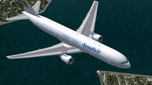 Screenshot 1 — AeroSvit Airlines Boeing 767-383ER