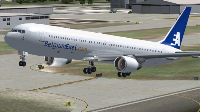 Screenshot 1 — BelgiumExel.com Boeing 767-383ER