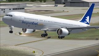 Screenshot 1 — BelgiumExel.com Boeing 767-383ER
