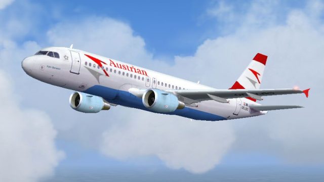 Screenshot 1 — Austrian Airlines Airbus A320