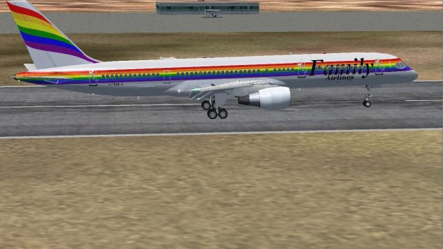 Screenshot 1 — Family Airlines Boeing 757-200