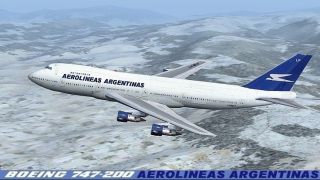 Screenshot 1 — Aerolineas Argentinas Boeing 747-287 LV-MLP