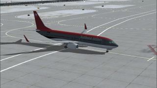 Screenshot 1 — Boeing 737-800 Northwest Airlines Textures only