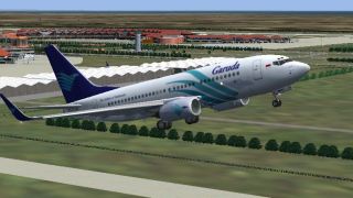 Screenshot 1 — Garuda Boeing 737-700 W/Winglets