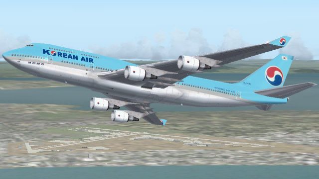 Screenshot 1 — KAL Boeing 747-400