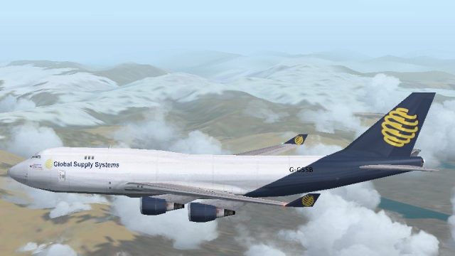 Screenshot 1 — Global Supply Systems Boeing 747-400