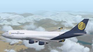 Screenshot 1 — Global Supply Systems Boeing 747-400