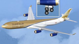 Screenshot 3 — Gulf Air Airbus A340-313X A40-LG