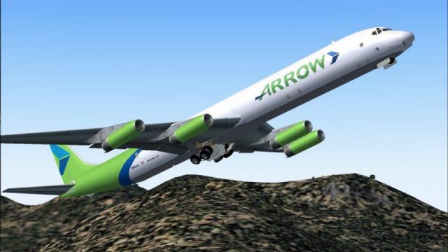 Screenshot 1 — Arrow Air Douglas DC-8-63F N661AV