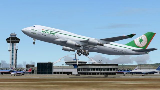 Screenshot 1 — Eva Air Boeing 747-45EM