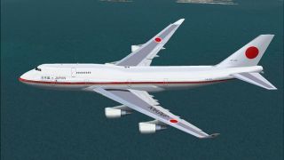 Screenshot 1 — Japan Air Force Anniversary 747-400