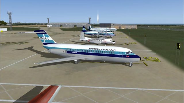 Screenshot 1 — British Midland Airways DC-9 G-BMAA