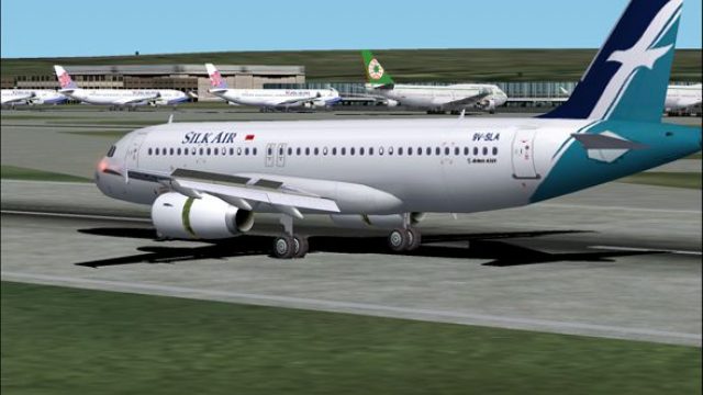 Screenshot 1 — Silk Air Airbus A320