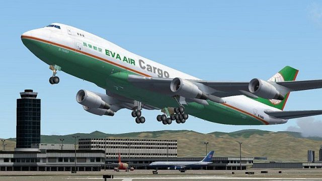 Screenshot 1 — Eva Air Boeing 747-45EF/SCD